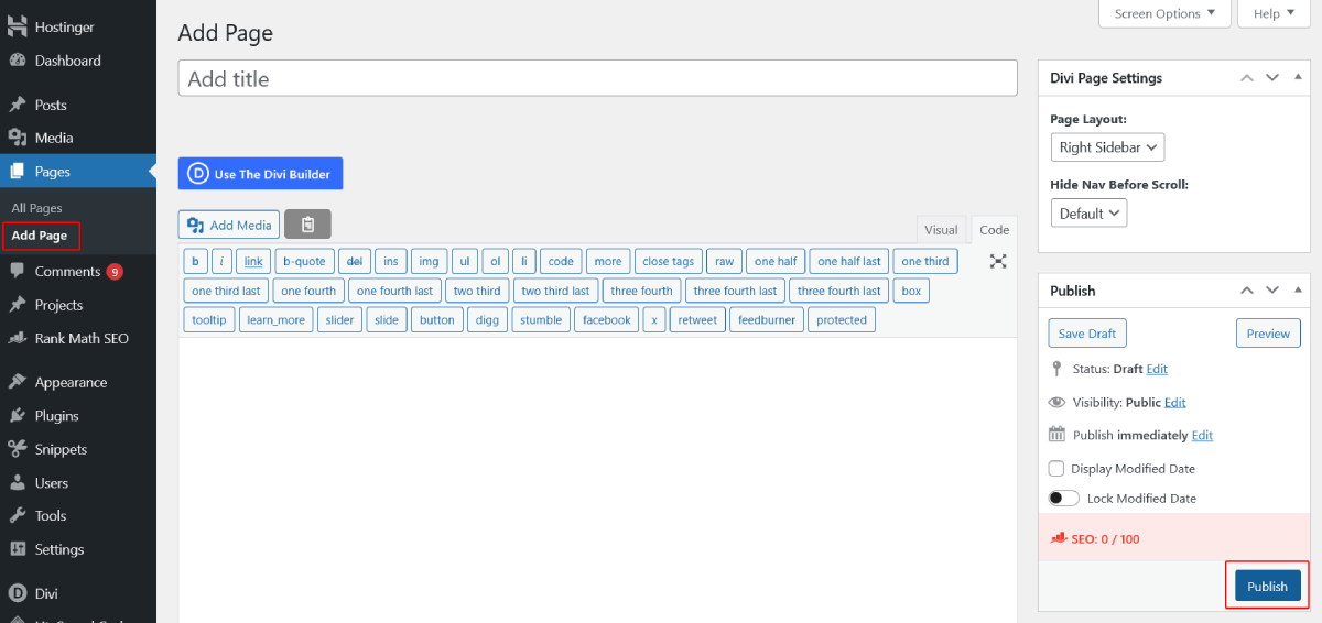 How to Create Pages in WordPress