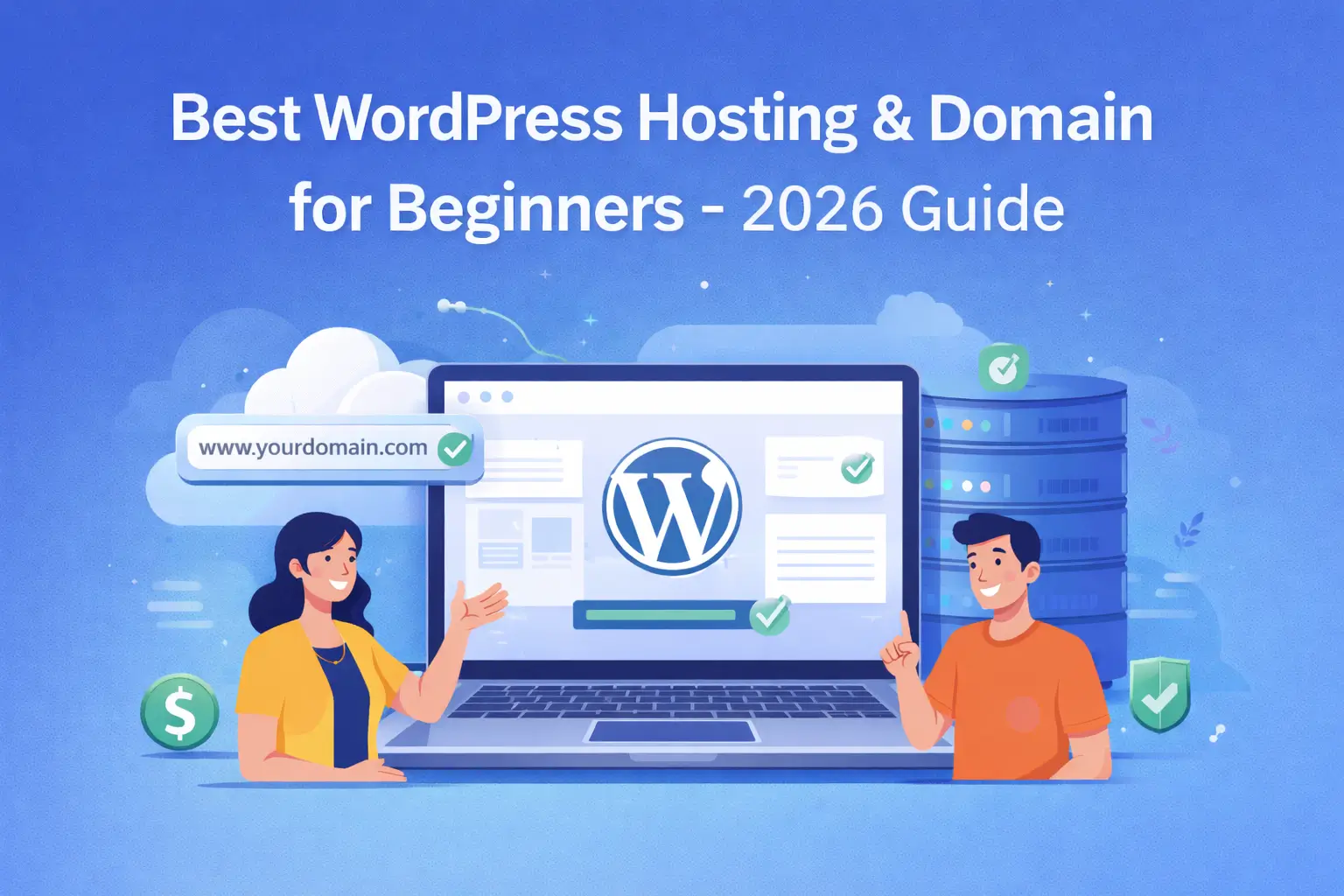 Best WordPress Hosting & Domain for Beginners (2026)