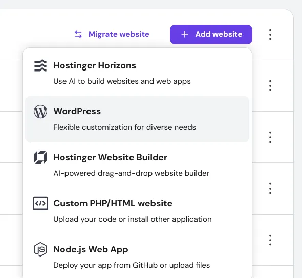 Hostinger WordPress Installation