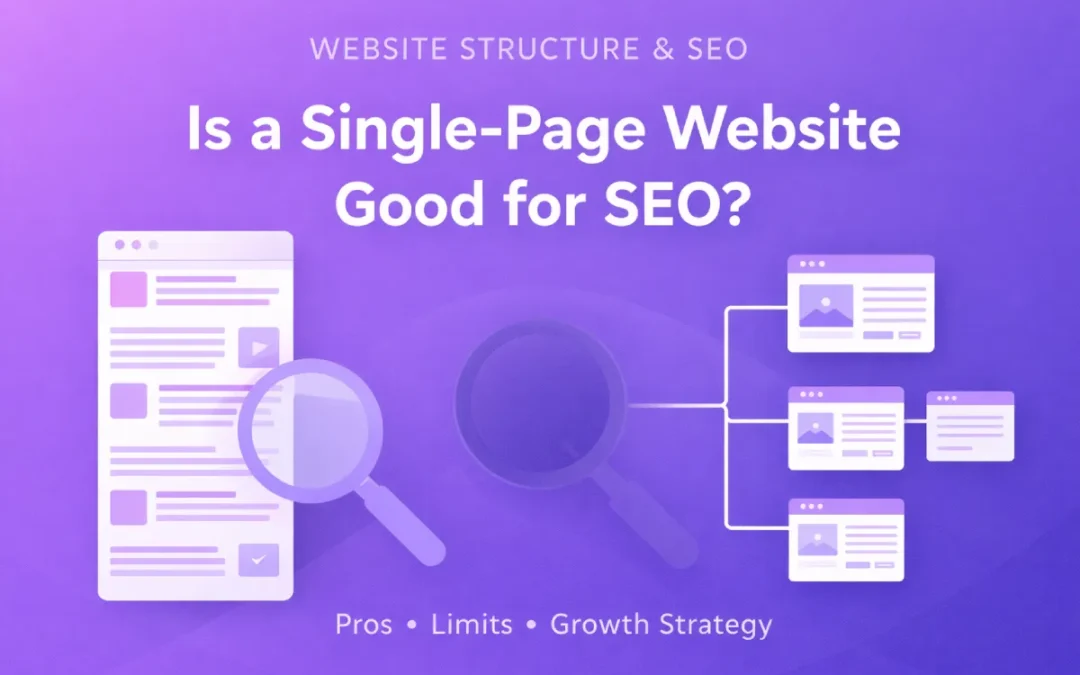 Is a Single-Page Website Good for SEO? Pros, Limits & Ranking Tips