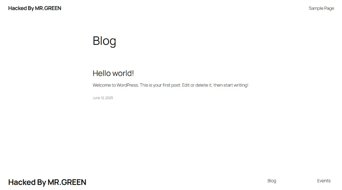 Challenges Identified - The Website was Compromised