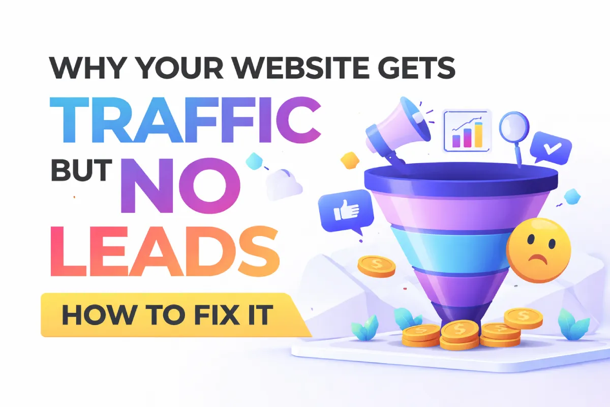 Why Your Website Gets Traffic But No Leads