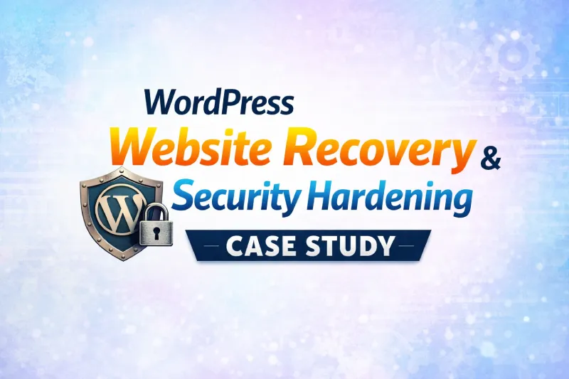 WordPress Website Recovery & Security Hardening Case Study