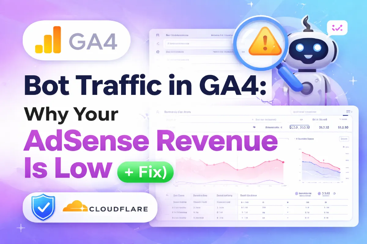 Bot Traffic in GA4: Why Your AdSense Revenue Is Low (+ Fix)