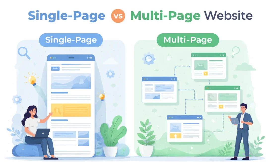 Single-Page vs Multi-Page Website: Which Structure Is Better for SEO and Business?