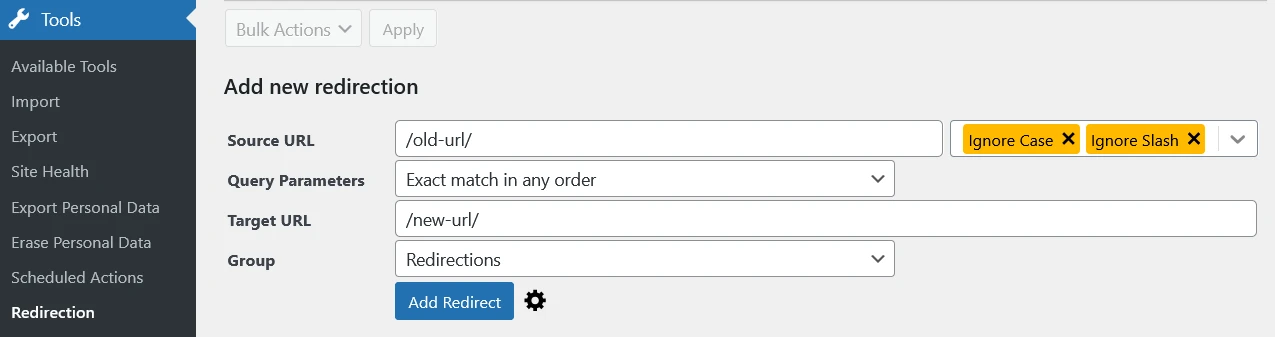 Set Up 301 Redirects for Deleted or Moved Pages