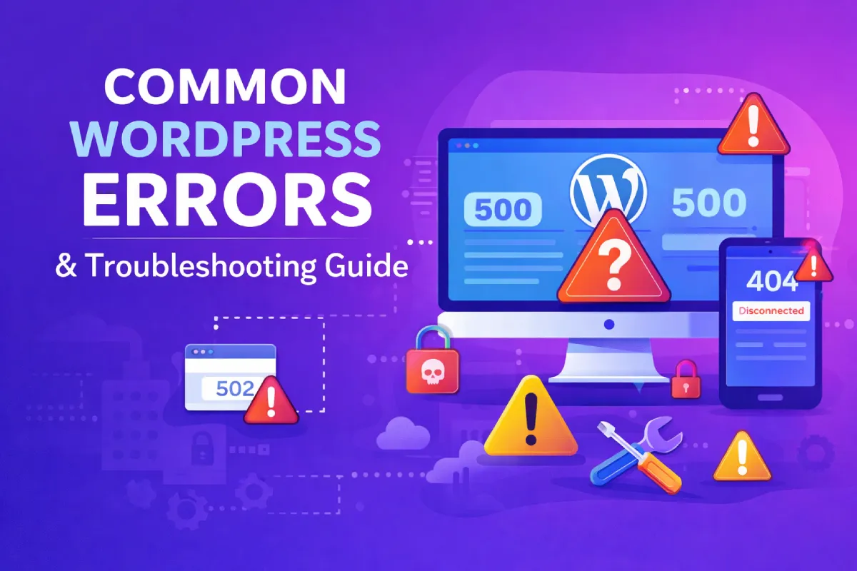 Common WordPress Errors & Troubleshooting Guide