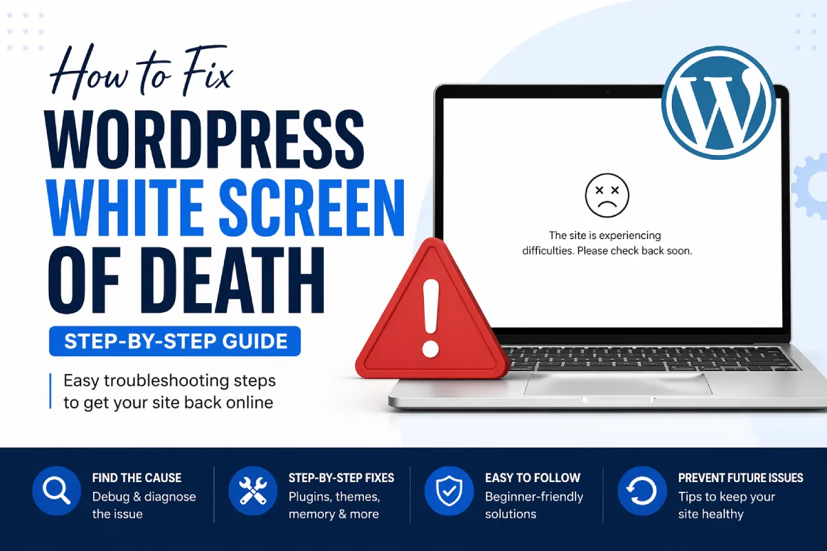 How to Fix the WordPress White Screen of Death (Step-by-Step Guide)