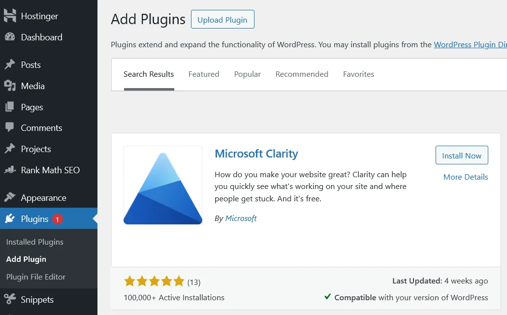 Microsoft Clarity WordPress Plugin