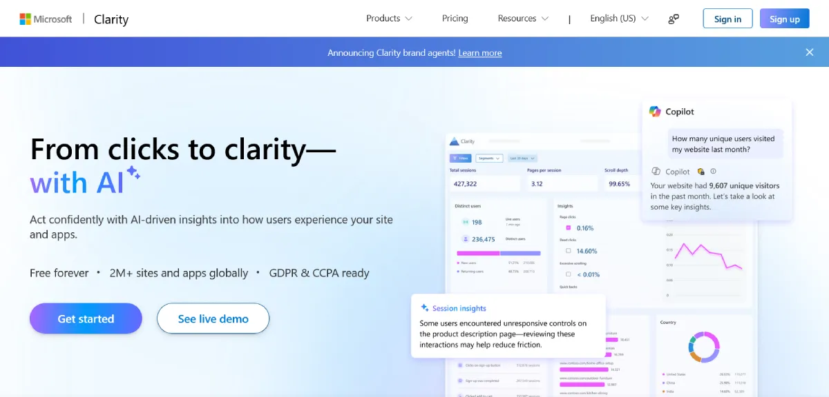 Create a Free Microsoft Clarity Account