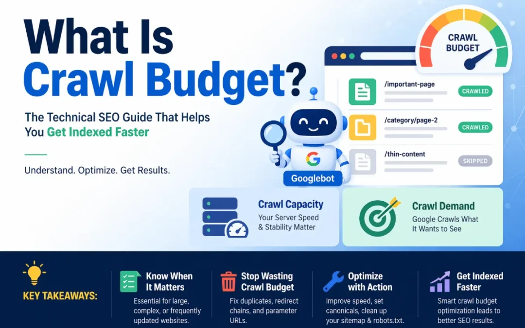 What Is Crawl Budget? How to Optimize It for Faster Indexing