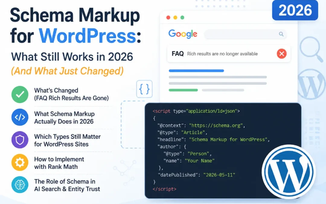 Schema Markup for WordPress: What Still Works in 2026 (And What Just Changed)