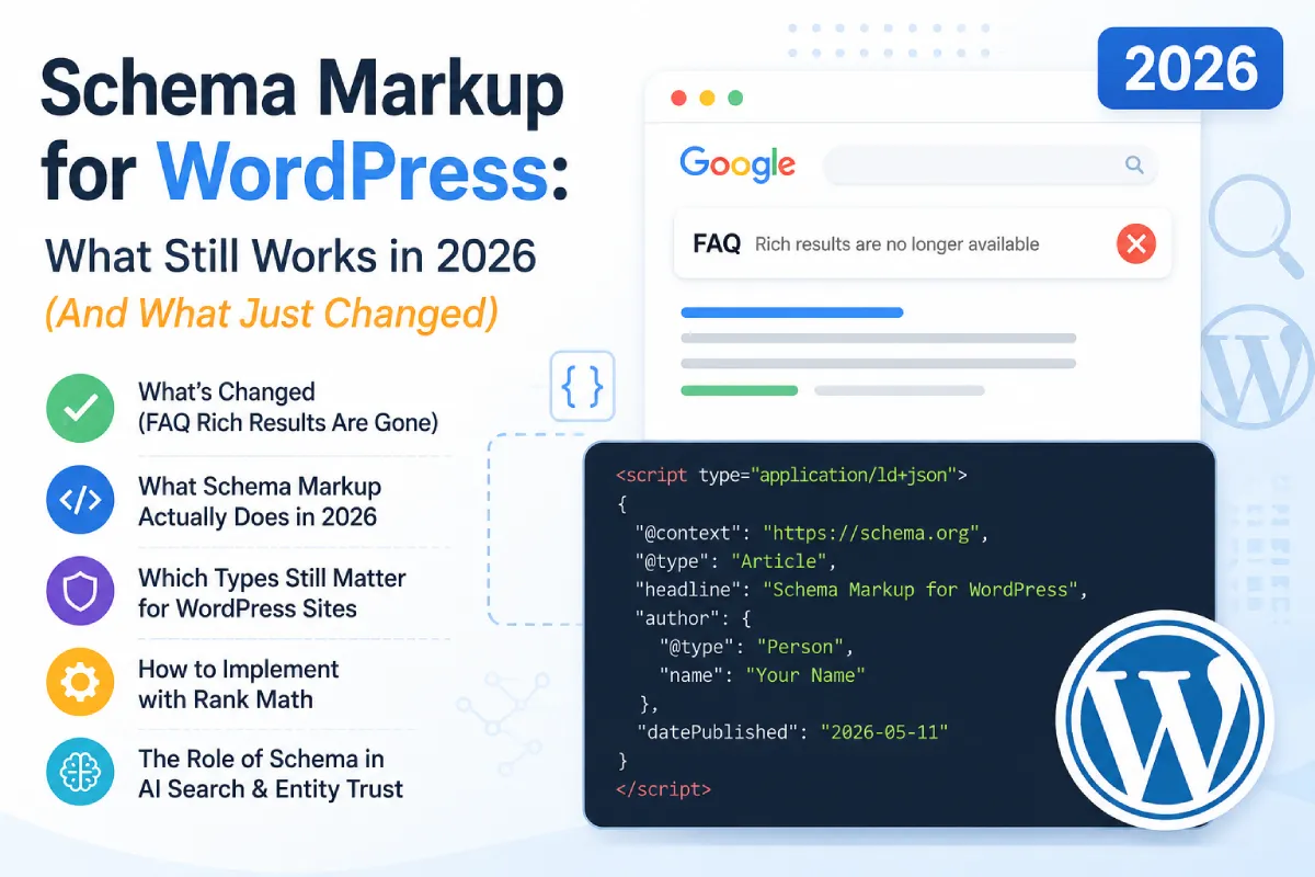 Schema Markup for WordPress: What Still Works in 2026 (And What Just Changed)