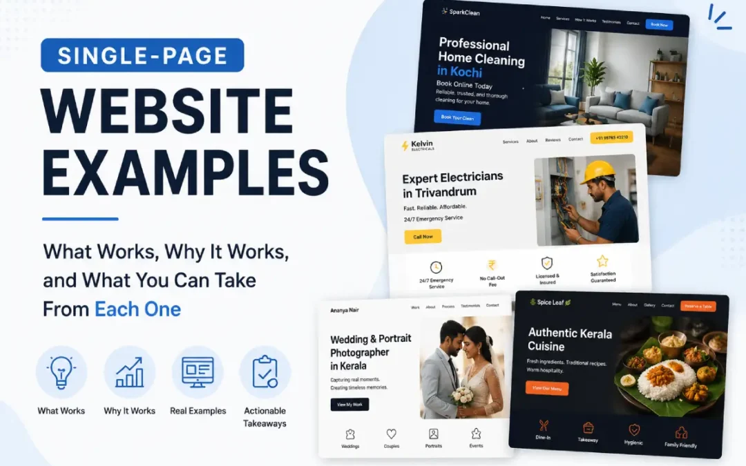 Single-Page Website Examples: What Makes Them Work