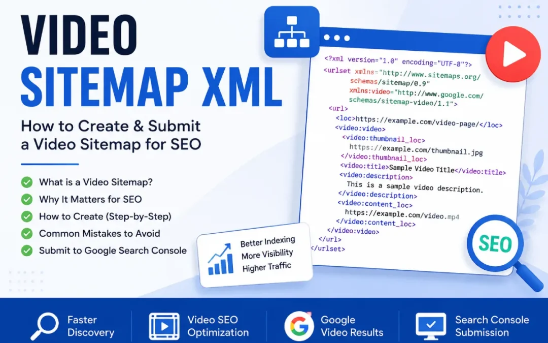 Video Sitemap XML Guide (2026): How I Create and Submit Video Sitemaps for SEO