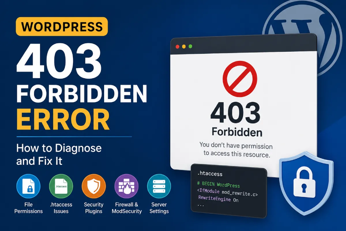 WordPress 403 Forbidden Error: How to Diagnose and Fix It