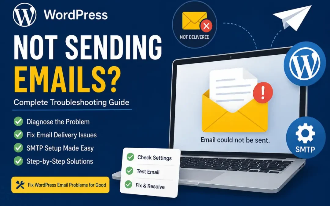 WordPress Not Sending Emails: Complete Troubleshooting Guide