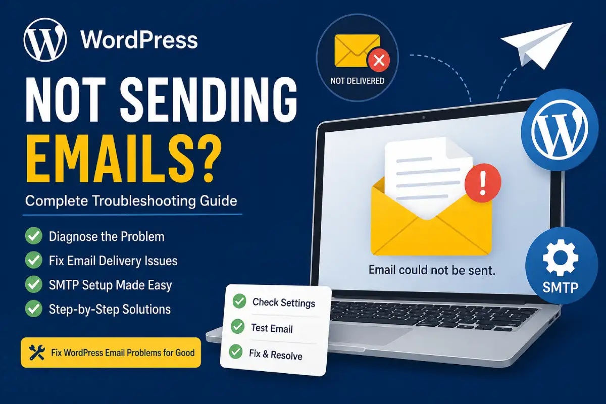 WordPress Not Sending Emails: Complete Troubleshooting Guide