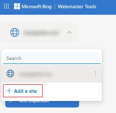 Add Your Site in Bing Webmaster Tools