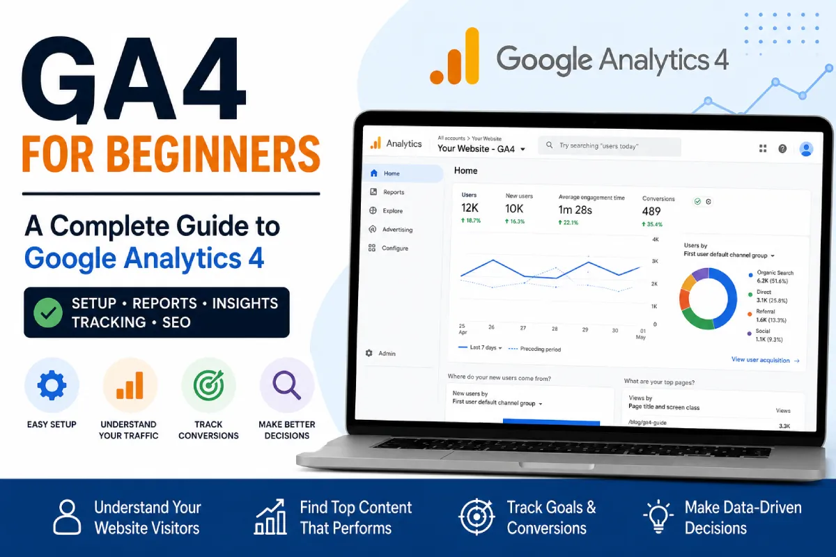 GA4 for Beginners: A Complete Guide to Google Analytics 4