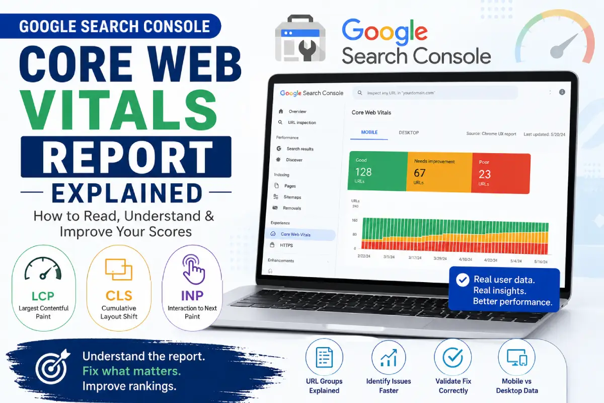 GSC Core Web Vitals Report Explained