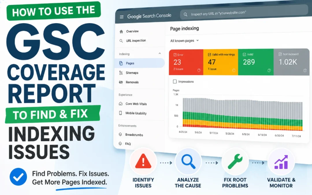 How to Use the GSC Coverage Report to Find and Fix Indexing Issues