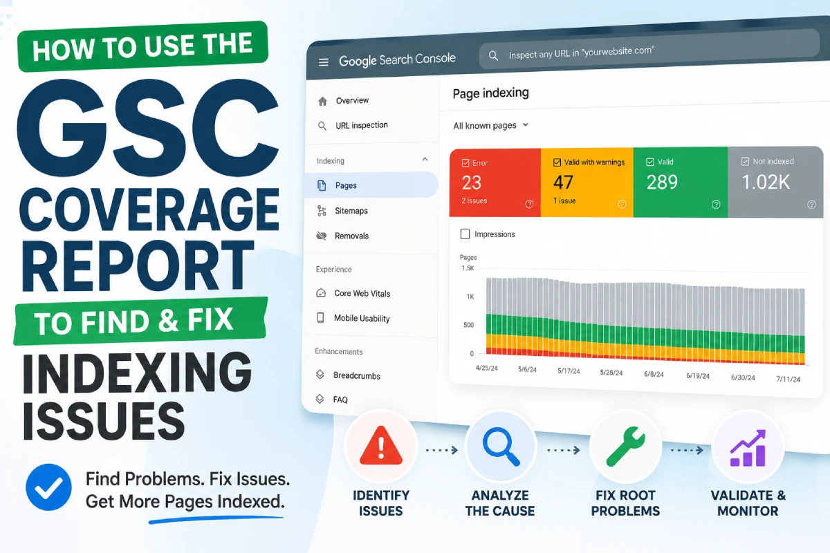 How to Use the GSC Coverage Report to Find and Fix Indexing Issues