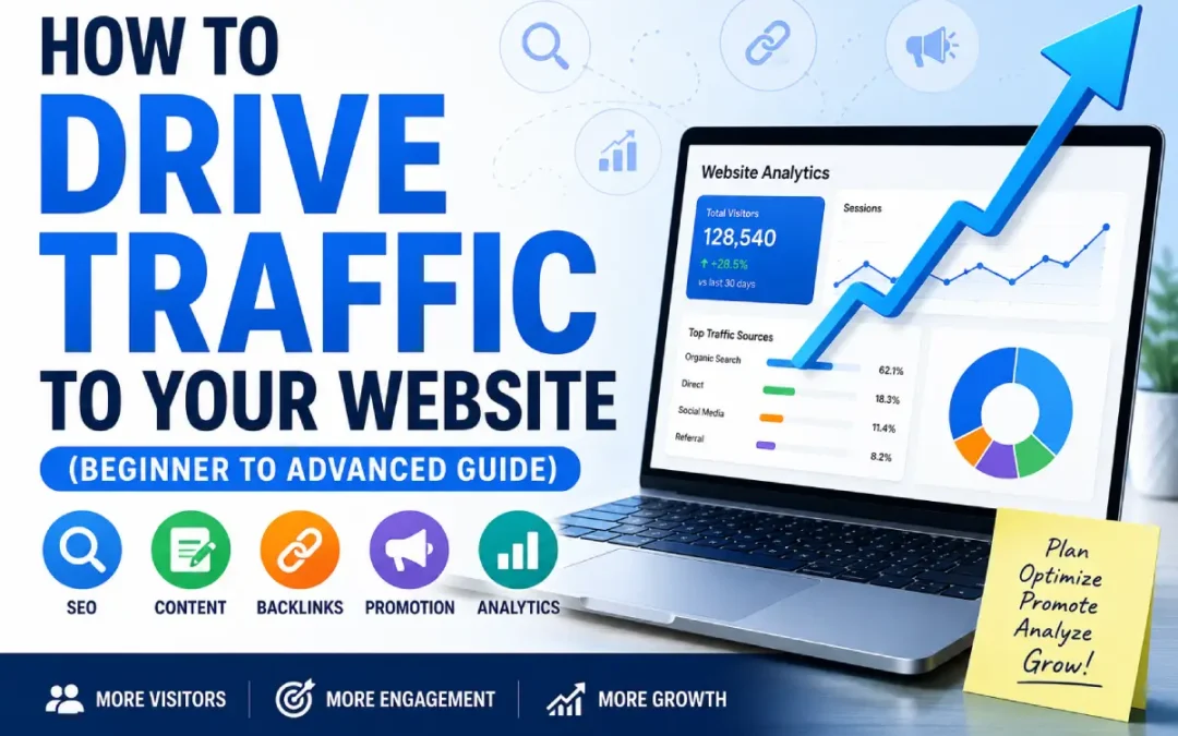 How to Drive Traffic to Your Website: The Complete Beginner to Advanced Guide