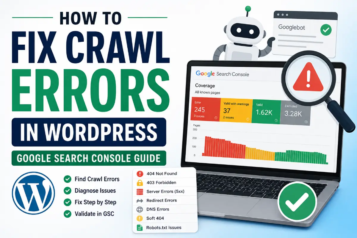How to Fix Crawl Errors in WordPress (GSC Guide)