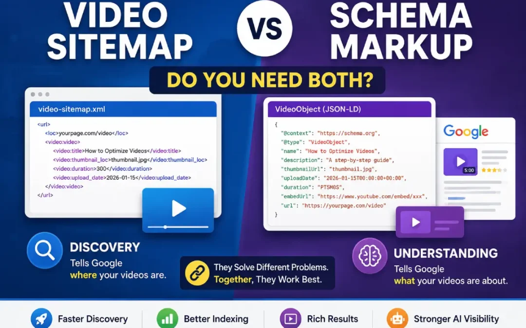 Video Sitemap vs Video Schema Markup: Do You Need Both?