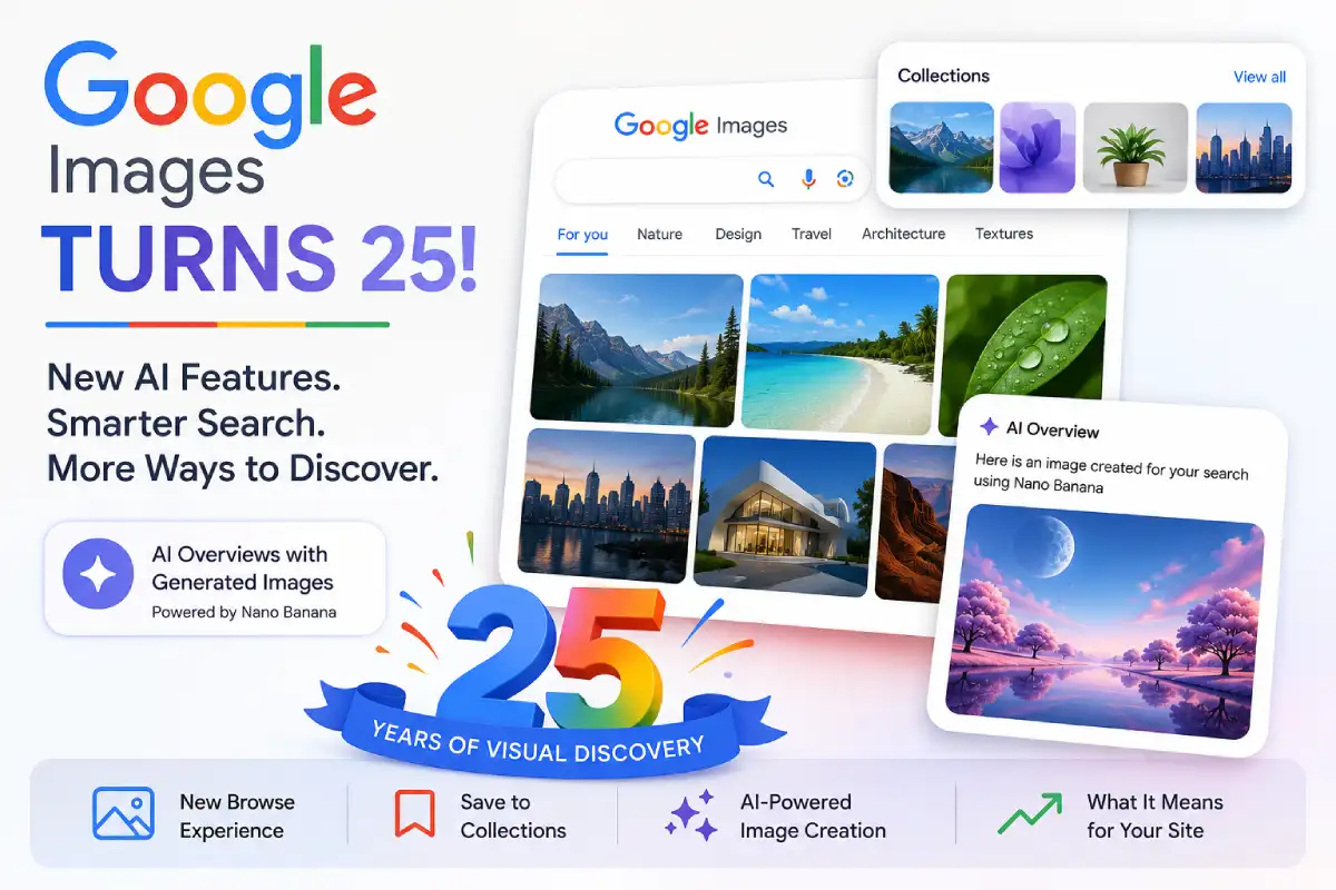 Google Images Turns 25 — What Its New AI Features Mean for Site Owners