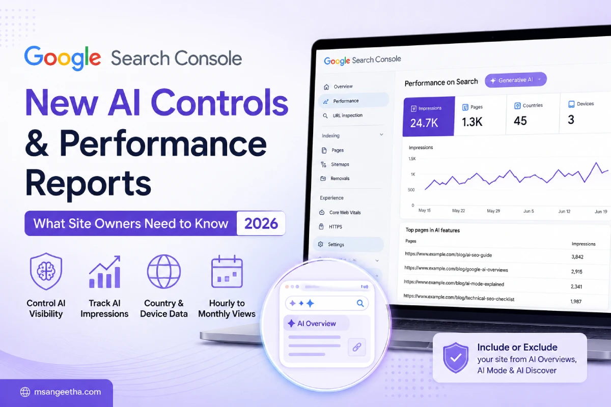 Google Search Console's New AI Controls and Performance Reports: What Site Owners Need to Know (2026)