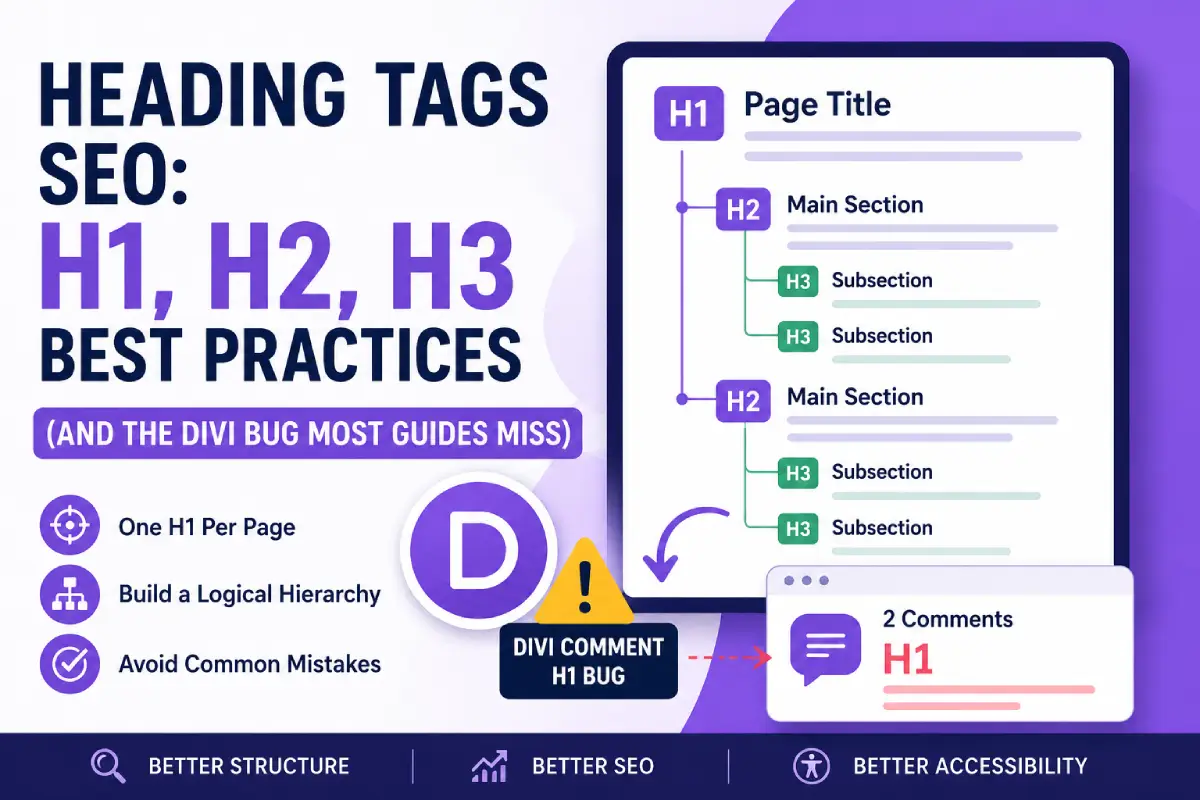 Heading Tags SEO: H1, H2, H3 Best Practices (And the Divi Bug Most Guides Miss)