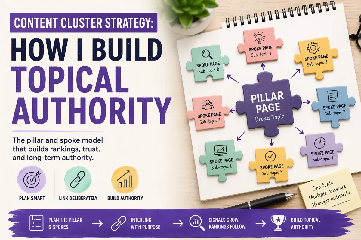 Content Cluster Strategy: How I Build Topical Authority