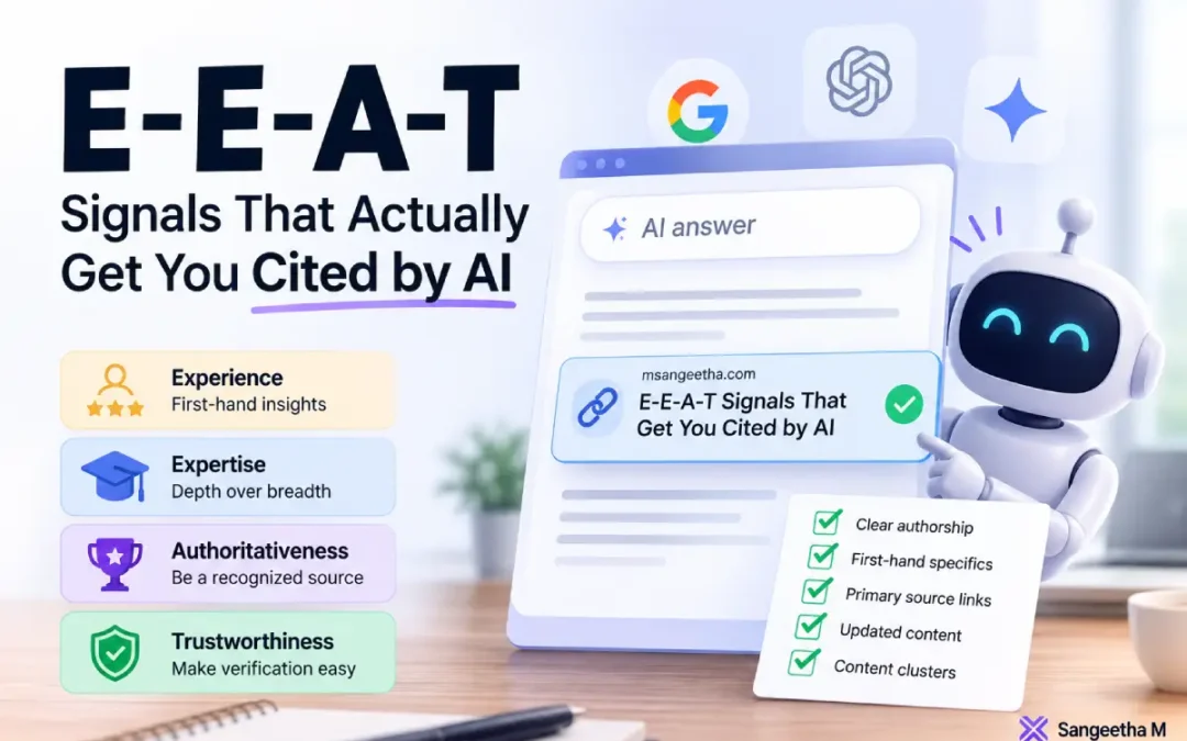 E-E-A-T Signals That Actually Get You Cited by AI