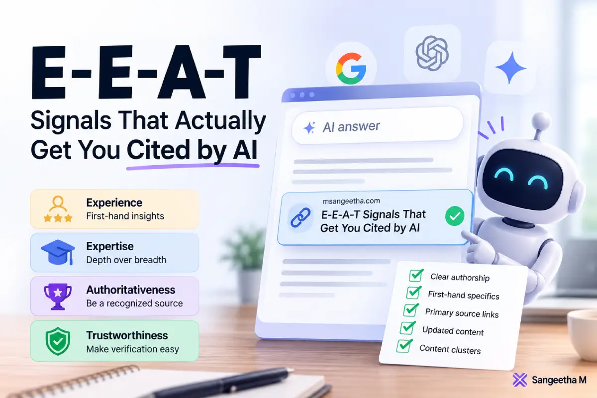 E-E-A-T Signals That Actually Get You Cited by AI