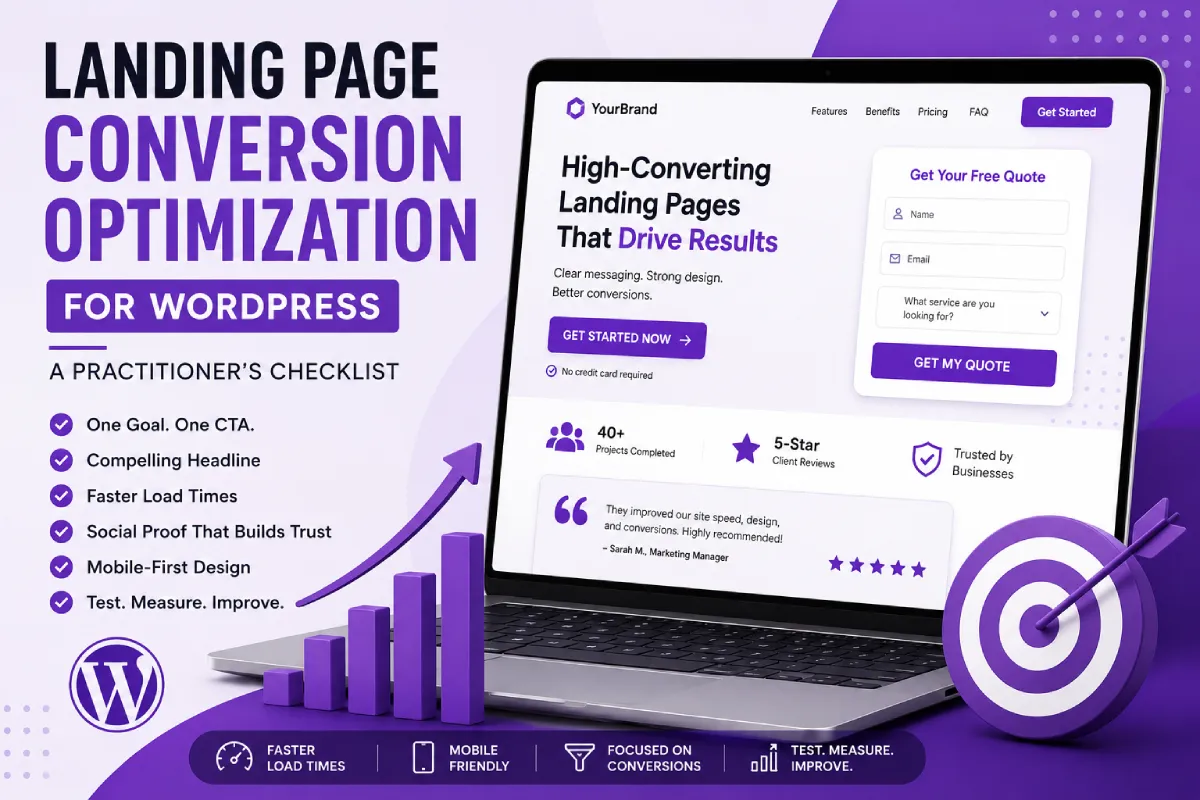Landing Page Conversion Optimization for WordPress: A Practitioner's Checklist