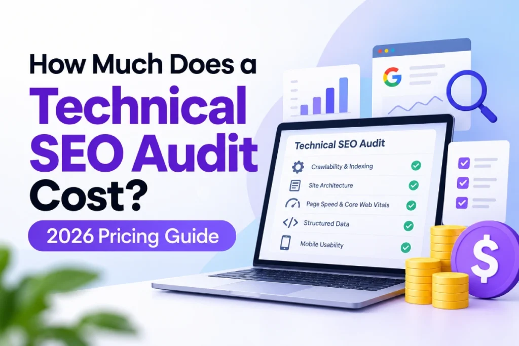 How Much Does a Technical SEO Audit Cost? (2026 Pricing Guide) How Much Does a Technical SEO Audit Cost? (2026 Pricing Guide)